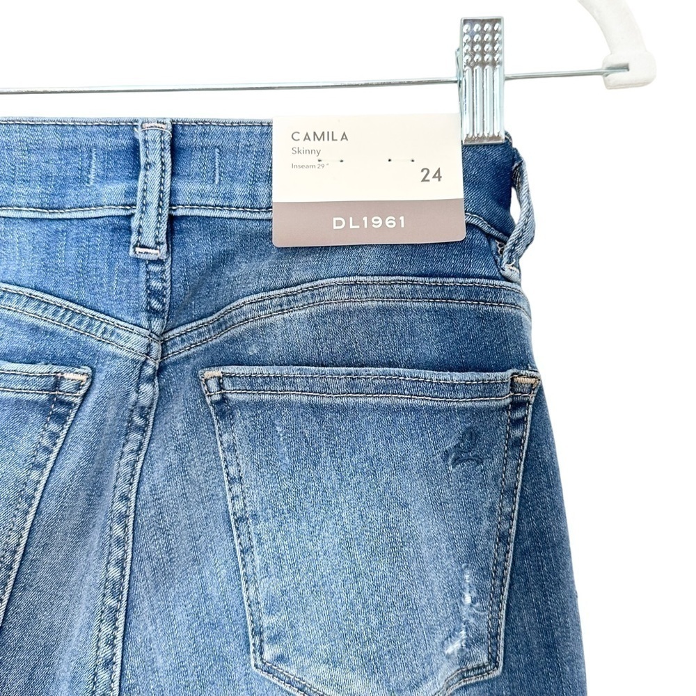 NWT DL1961 Camilla Low Rise Skinny Jean Size 24 - Picture 5 of 7